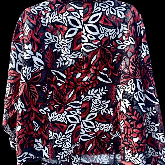 RQT women zip up vintage jacket 3X lined Hidden zipper, cotton shell, blazer - Picture 5 of 14